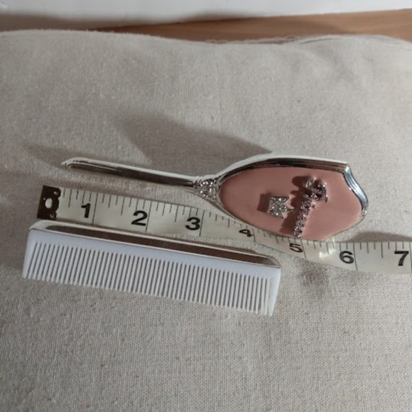 Princess rhinestone toddler/child's brush & comb set - Picture 3 of 3